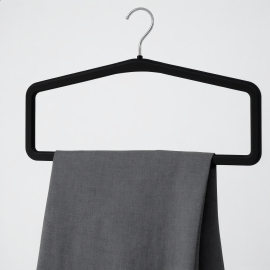 Rectangular Closed Frame Hanger| 46 x 2.4 cm | Black | CUR46PP - Ho...