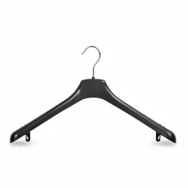 Premium Hanger with Non-Slip Features & 360° Swivel Hook | Black | ...