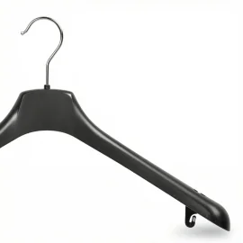 Premium Hanger with Non-Slip Features & 360° Swivel Hook | Black | ...