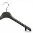 Premium Hanger with Non-Slip Features & 360° Swivel Hook | Black | ...