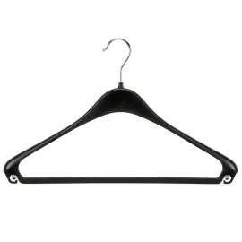 Premium Slimline Triangular Hanger | Non-Slip Pant Bar | Chrome Swi...