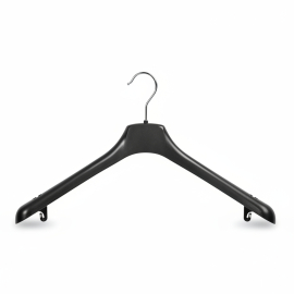 Heavy-Duty Shoulder Hanger | Anti-Slip Skirt Notches | Chrome Swive...