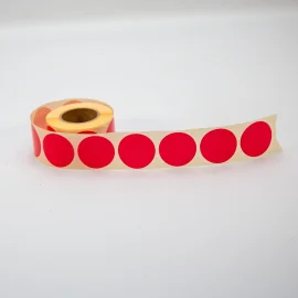 Round acetate stickers