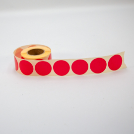 Round acetate stickers