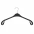 Premium Plastic Hanger | Chrome Swivel Hook | Non-Slip Contoured No...
