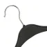 Premium Plastic Hanger | Chrome Swivel Hook | Non-Slip Contoured No...