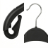 Premium Plastic Hanger | Chrome Swivel Hook | Non-Slip Contoured No...