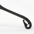 Premium Plastic Hanger | Chrome Swivel Hook | Non-Slip Contoured No...