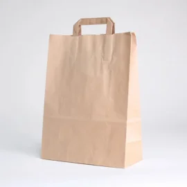 PAPER BAG FLAT HANDLE | 26X11X35