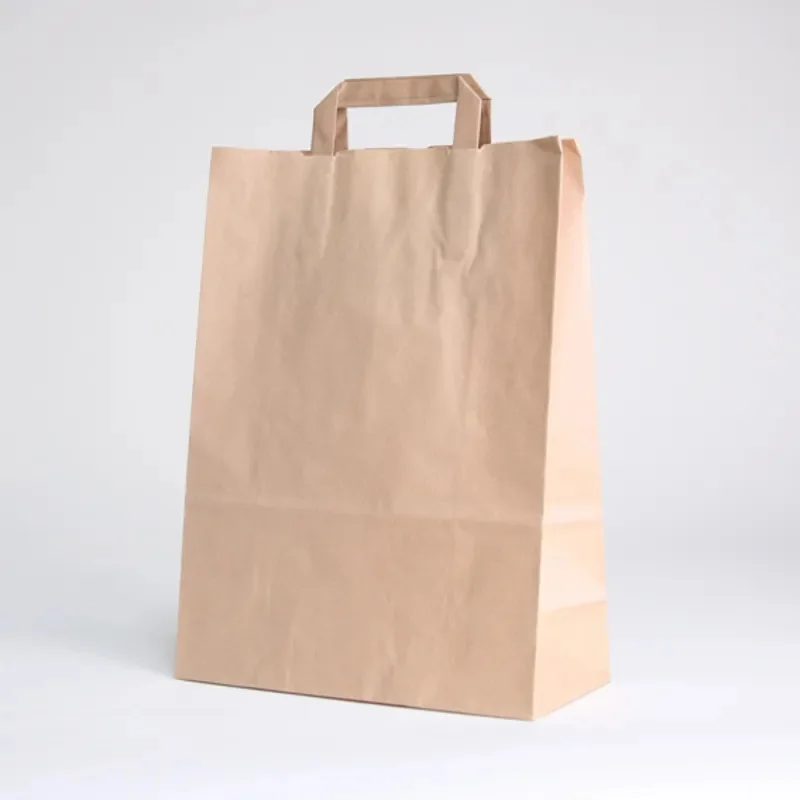 PAPER BAG FLAT HANDLE | 26X11X35