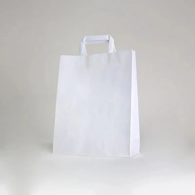 PAPER BAG FLAT HANDLE | 26X11X35