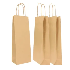 SAC PAPIERPOIGNÉE TORSADÉE | 14X09X39