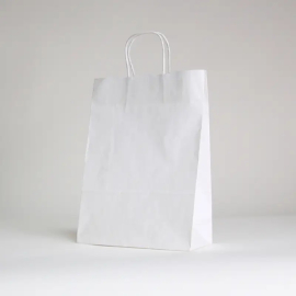 TWISTED HANDLE PAPER BAG | 14x09x21 - Personalized shopping bag Saf...
