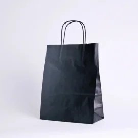 TWISTED HANDLE PAPER BAG | 14x09x21 - Personalized shopping bag Saf...