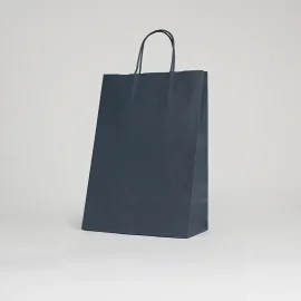 TWISTED HANDLE PAPER BAG | 14x09x21 - Personalized shopping bag Saf...