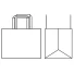 PAPER BAG FLAT HANDLE | 32X22X24