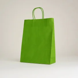 SAC PAPIER POIGNÉE TORSADÉES| 22x10x29 - Sac papier personnalisé Sa...