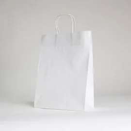 SAC PAPIER POIGNÉE TORSADÉES| 22x10x29 - Sac papier personnalisé Sa...
