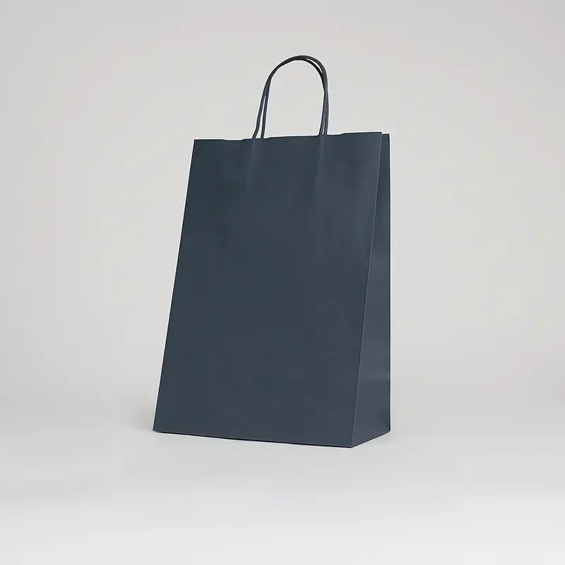SAC PAPIER POIGNÉE TORSADÉES| 22x10x29 - Sac papier personnalisé Sa...