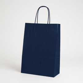 SAC PAPIER POIGNÉE TORSADÉES| 26x11x35 - Sac papier personnalisé Sa...