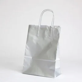 SAC PAPIER POIGNÉE TORSADÉES| 26x11x35 - Sac papier personnalisé Sa...