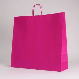 TWISTED HANDLE PAPER BAG | 54x14x45 - Personalized shopping bag Saf...