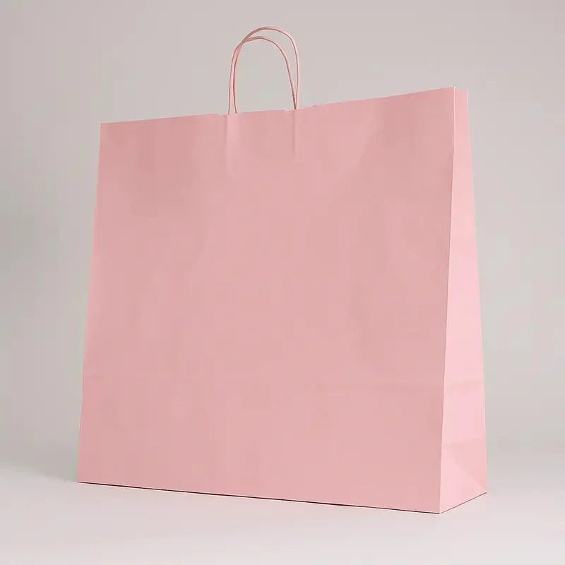 TWISTED HANDLE PAPER BAG | 54x14x45 - Personalized shopping bag Saf...