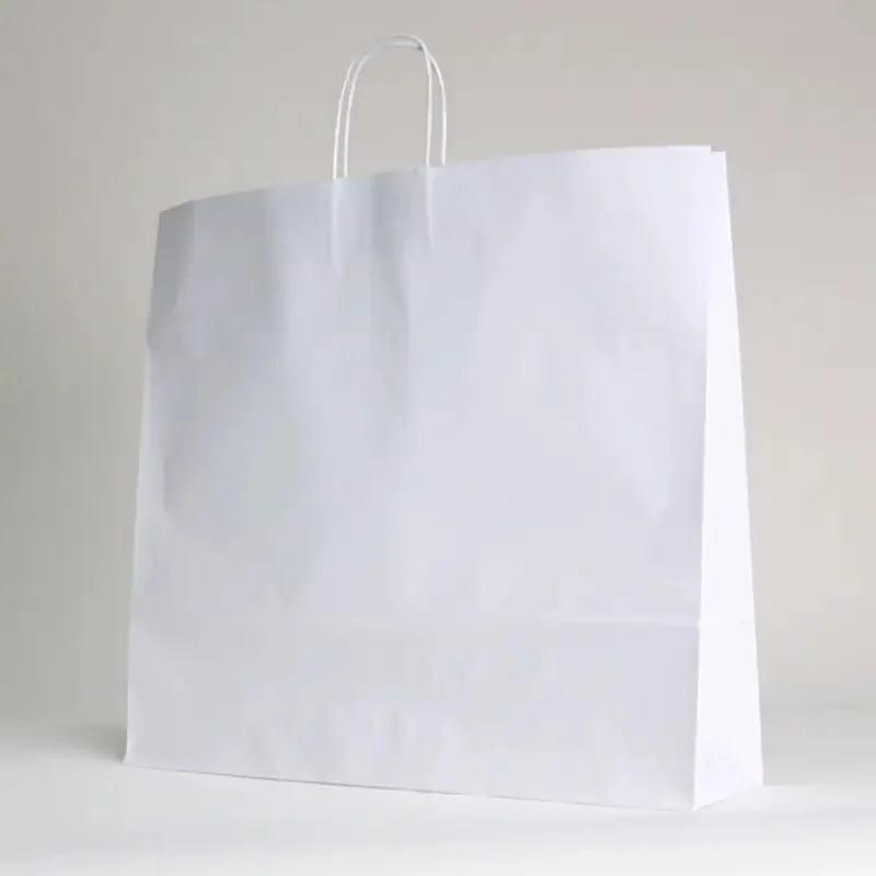 TWISTED HANDLE PAPER BAG | 54x14x45 - Personalized shopping bag Saf...