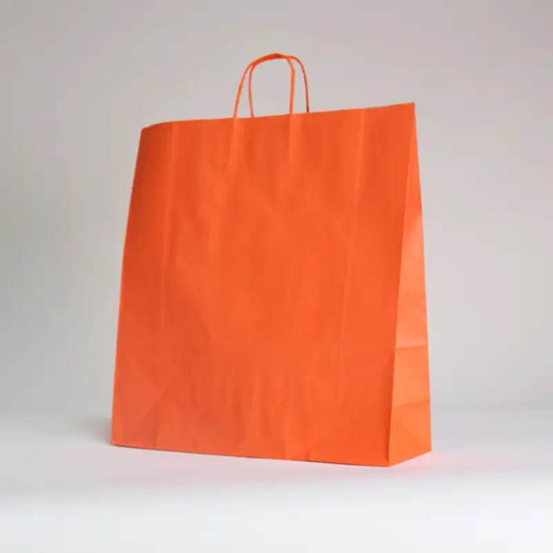 SAC PAPIER POIGNÉE TORSADÉES| 54x14x45 - Sac papier personnalisé Sa...
