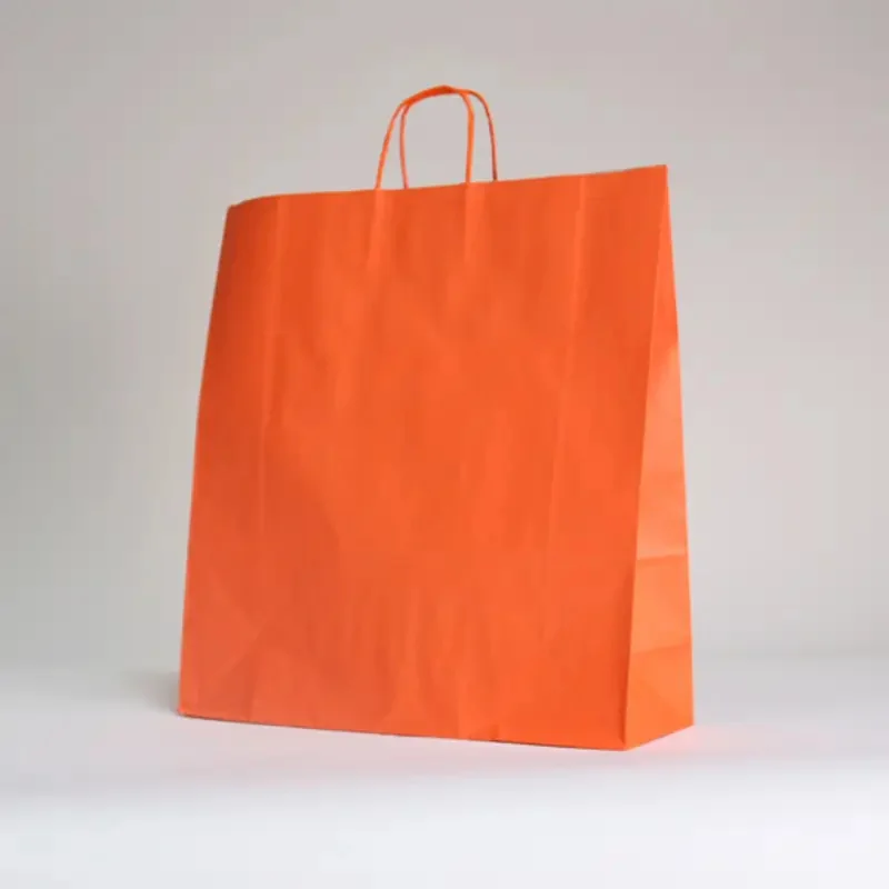TWISTED HANDLE PAPER BAG | 54x14x45 - Personalized shopping bag Saf...
