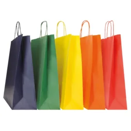 SAC PAPIER POIGNÉE TORSADÉES| 54x14x45 - Sac papier personnalisé Sa...