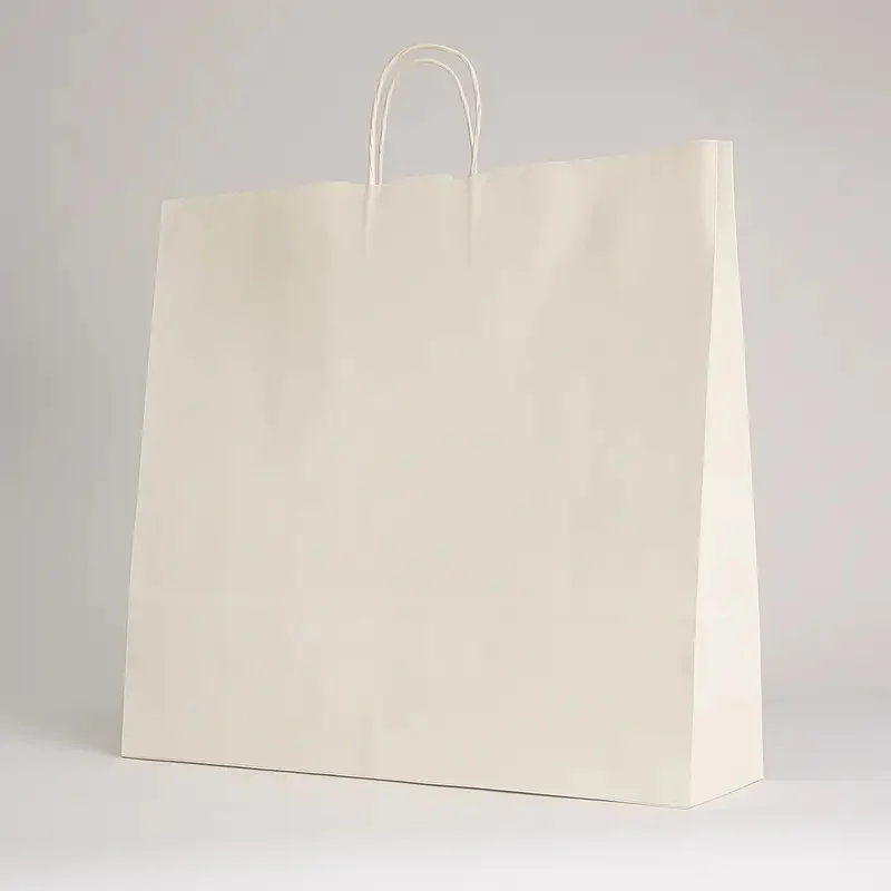 SAC PAPIER POIGNÉE TORSADÉES| 54x14x45 - Sac papier personnalisé Sa...