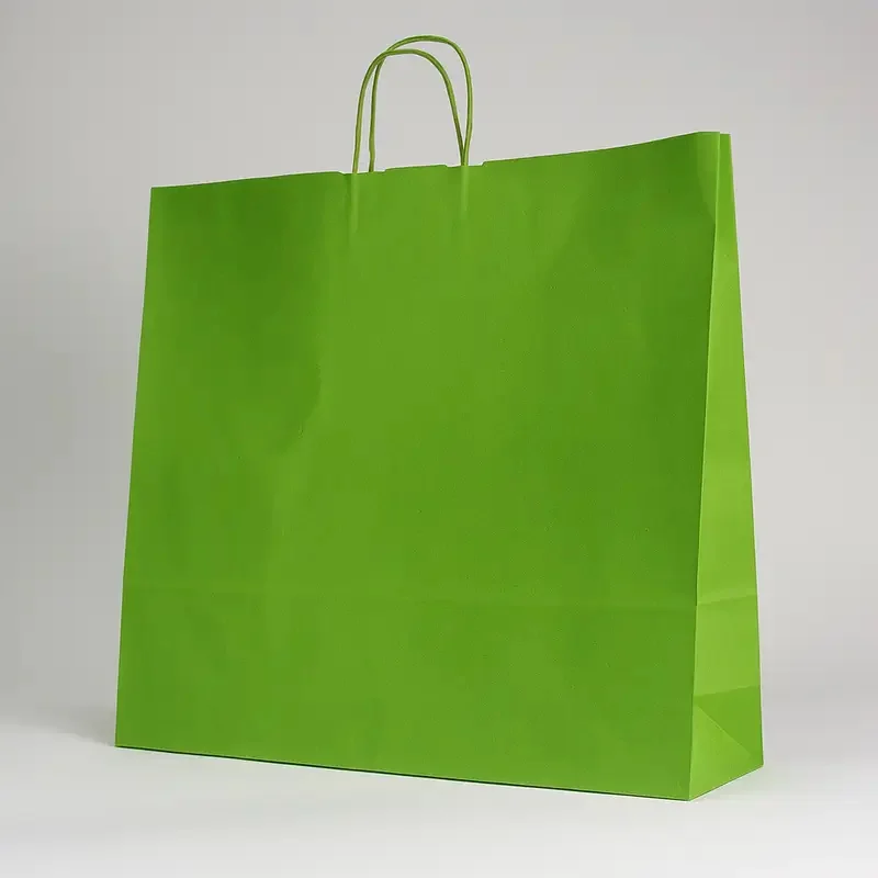 TWISTED HANDLE PAPER BAG | 54x14x45 - Personalized shopping bag Saf...