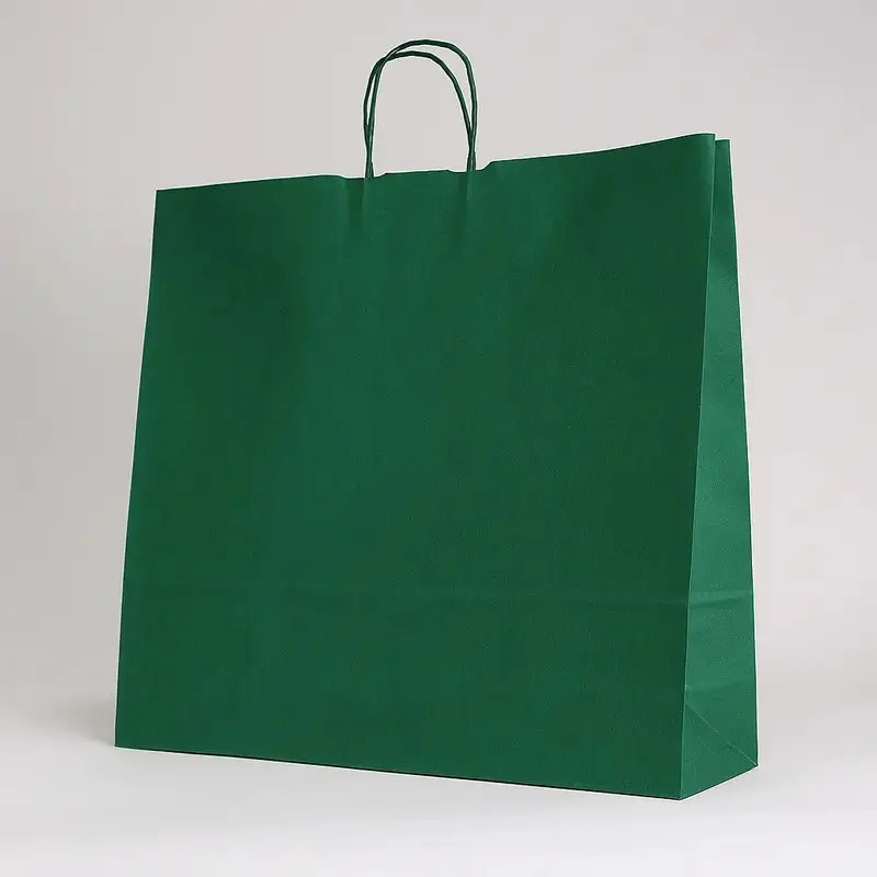 SAC PAPIER POIGNÉE TORSADÉES| 54x14x45 - Sac papier personnalisé Sa...