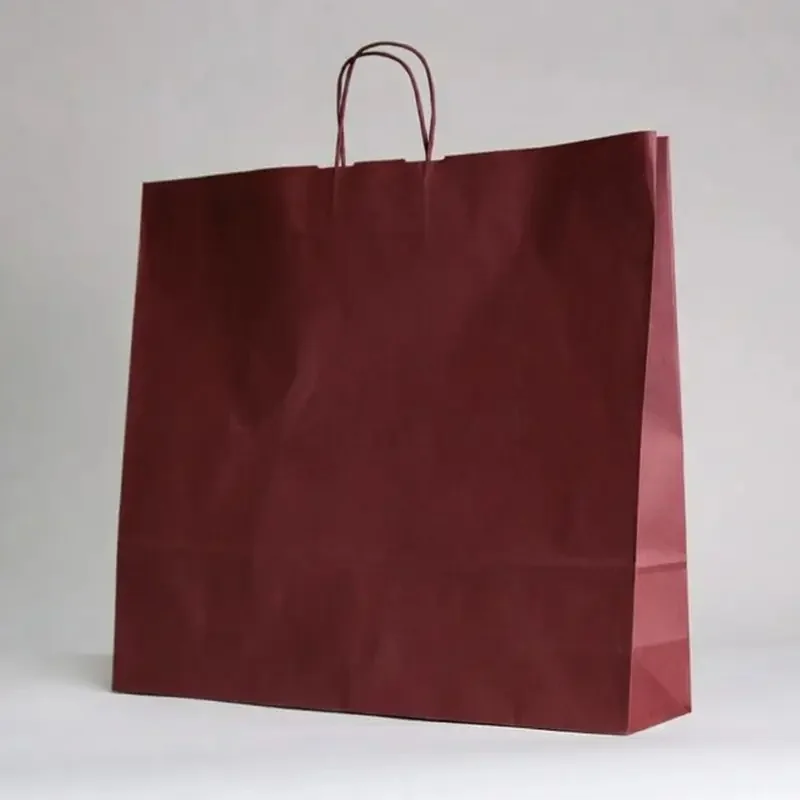 TWISTED HANDLE PAPER BAG | 54x14x45 - Personalized shopping bag Saf...