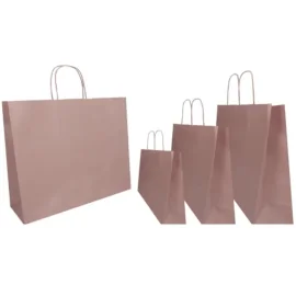 SAC PAPIERPOIGNÉE TORSADÉES| 36x12x31