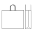 TWISTED HANDLE PAPER BAG | 26x11x24