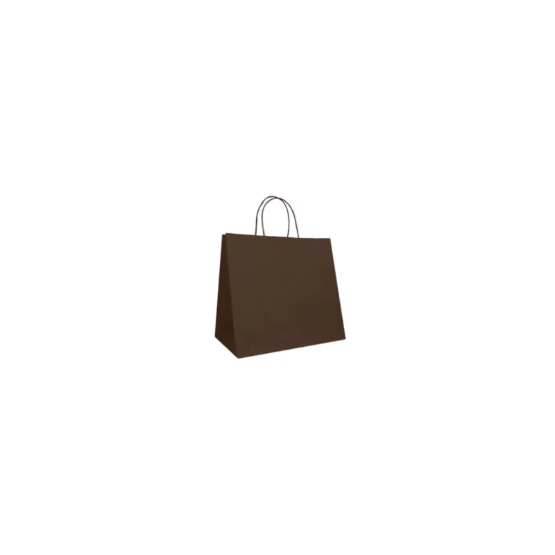 SAC PAPIER POIGNÉE TORSADÉES| 28x17x29 - Sac papier personnalisé Sa...