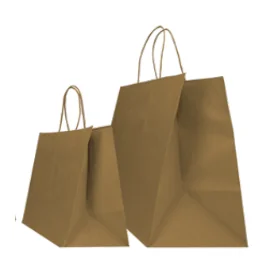 PAPER BAG TWISTED HANDLES| 32x23x35 - Personalized shopping bag Saf...