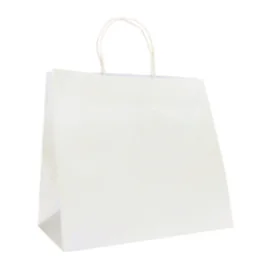 SAC PAPIER POIGNÉE TORSADÉES| 28x17x29 - Sac papier personnalisé Sa...