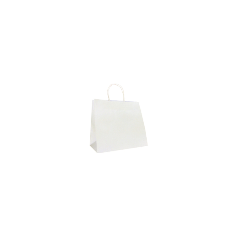 PAPER BAG TWISTED HANDLES| 28x17x29 - Personalized shopping bag Saf...