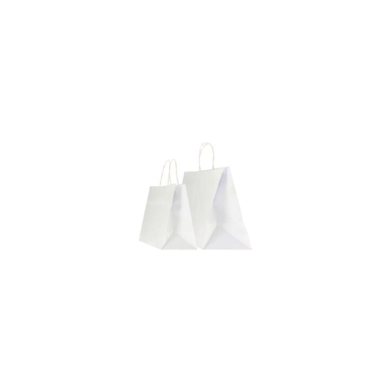 SAC PAPIER POIGNÉE TORSADÉES| 32x23x35 - Sac papier personnalisé Sa...