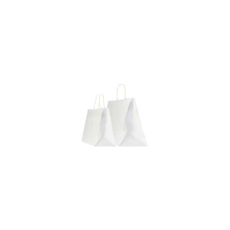 SAC PAPIER POIGNÉE TORSADÉES| 32x23x35 - Sac papier personnalisé Sa...