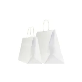 SAC PAPIER POIGNÉE TORSADÉES| 32x23x35 - Sac papier personnalisé Sa...