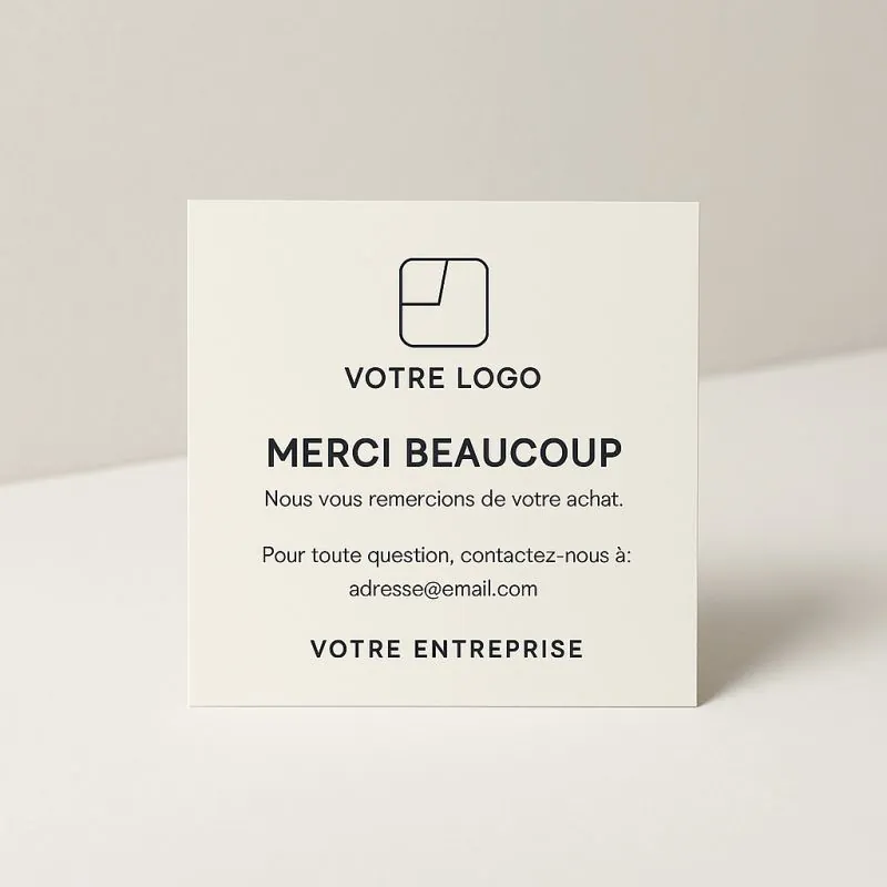 CARTES CARRÉES PERSONNALISÉES | 90X90 MM
