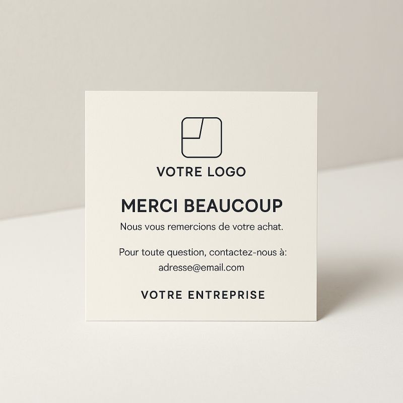 CARTES CARRÉES PERSONNALISÉES | 90X90 MM