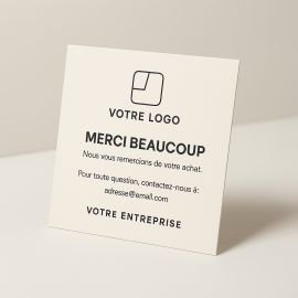 CARTES CARRÉES PERSONNALISÉES | 90X90 MM