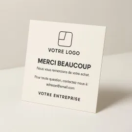 CARTES CARRÉES PERSONNALISÉES | 90X90 MM