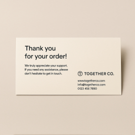 CARTES DE REMERCIEMENT PERSONNALISÉES | 100X210 MM - Início | Centu...