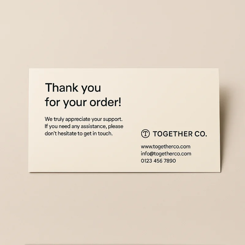 CUSTOM THANK YOU CARDS | 100X210 MM - Home | Centuryprint